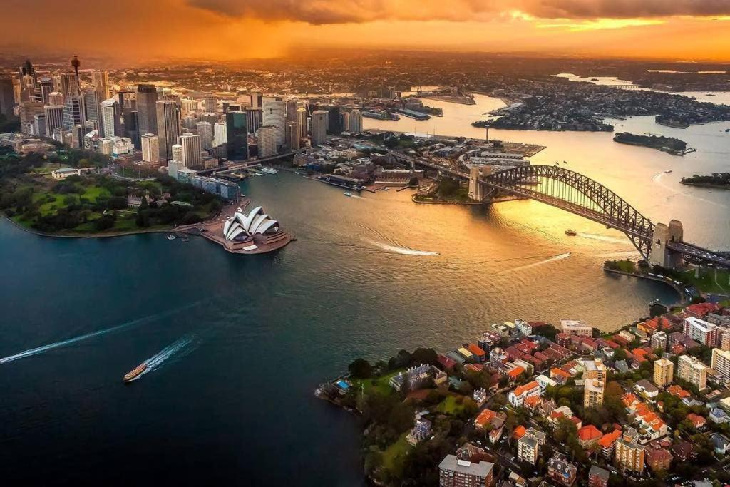 Elegant Double Ensuite Room - Ac - 1Min To Central - Closely Located To Almost Sydney Must Seen Spots Luaran gambar